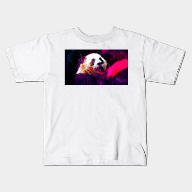 PandaPanda Kids T-Shirt by AndrewMarkovits